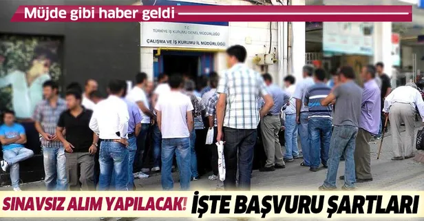 14-31 Mayıs İŞKUR sınavsız personel alımı yapıyor! İşte Başvuru ekranı