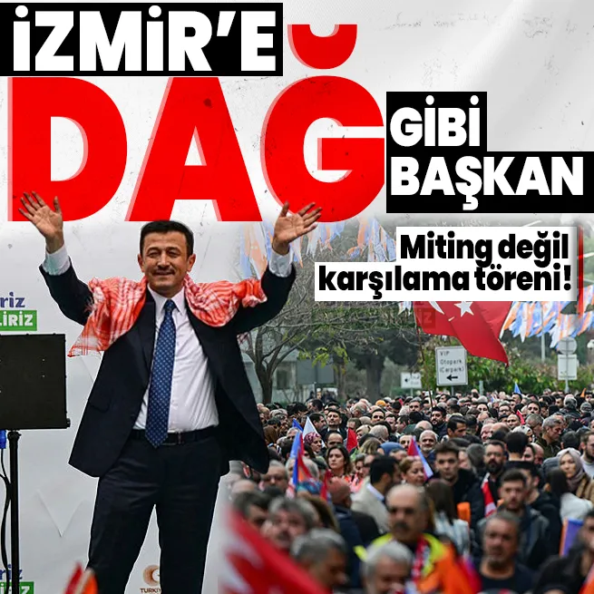 31 Mart değişim zamanı | İzmire gerçek belediyecilik geliyor: Büyükşehir Belediye Başkan Adayı Hamza Dağa miting gibi karşılama