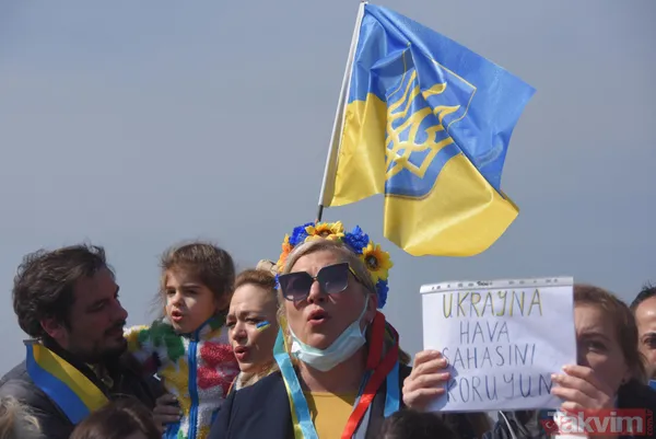 SON DAKİKA: Rusya Ukrayna savaşında son durum! Türkiye'deki Ukraynalılar Rusya'yı protesto etmek için meydanlara akın etti - 47