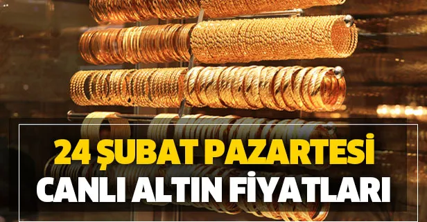 24 Şubat altın fiyatları son dakika! Gram, çeyrek, yarım, tam altın fiyatları ne kadar, kaç TL oldu?-1