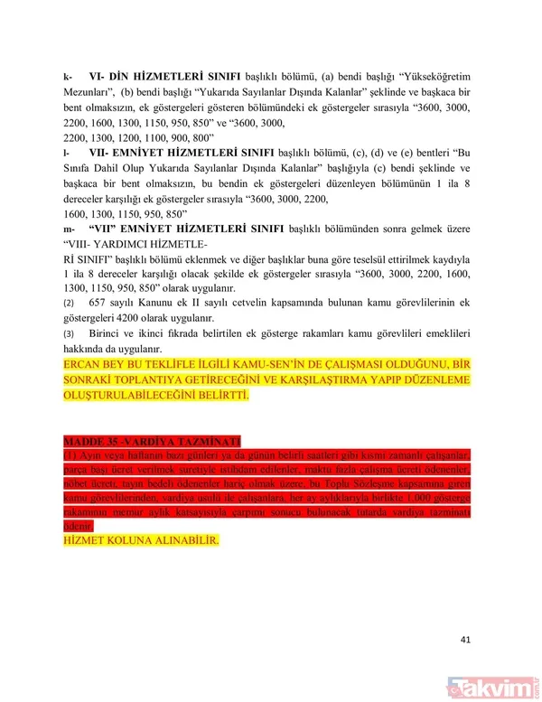 Sendikalar memur ve memur emeklisi için ne talep etti? Memur toplu sözleşme zammı yüzde kaç? İşte detaylar... - 45