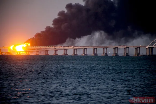 Kerç Köprüsü'nde patlayan kamyonun gümrük görüntüleri ortaya çıktı! Rusya'dan 'Ukrayna istihbaratı' iddiası... - 7
