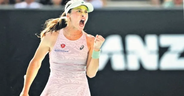 Milli tenisçi Zeynep Sönmez Avustralya Açık’ta tarih yazdı