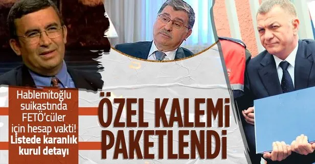 Necip Hablemitoğlu suikastında FETÖ’cü Mustafa Özcan’ın özel kalemi gözaltında