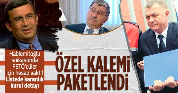 Necip Hablemitoğlu suikastında FETÖ'cü Mustafa Özcan’ın özel kalemi gözaltında