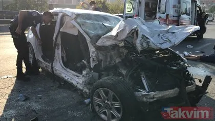 Hız gösterge ibresi takılı kaldı! TEM’de feci kaza