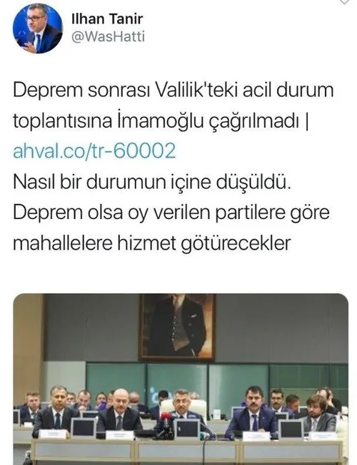 'Ekrem İmamoğlu'nun AFAD toplantısına çağrılmadığı' yalanını kimler yaydı? İşte deprem yalancıları-2