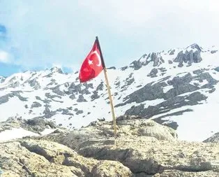 Bayrağı diktiler şehit oldular