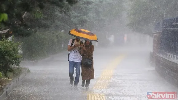 6 İL SARI ALARM LİSTESİNDE: Meteoroloji peş peşe uyardı! Botları hazır edin - 20