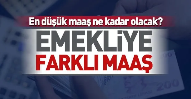 Emekliye farklı maaş