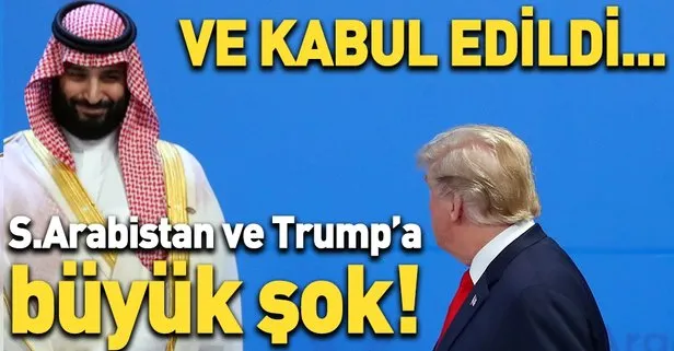 ABD'den S. Arabistan'a büyük şok!