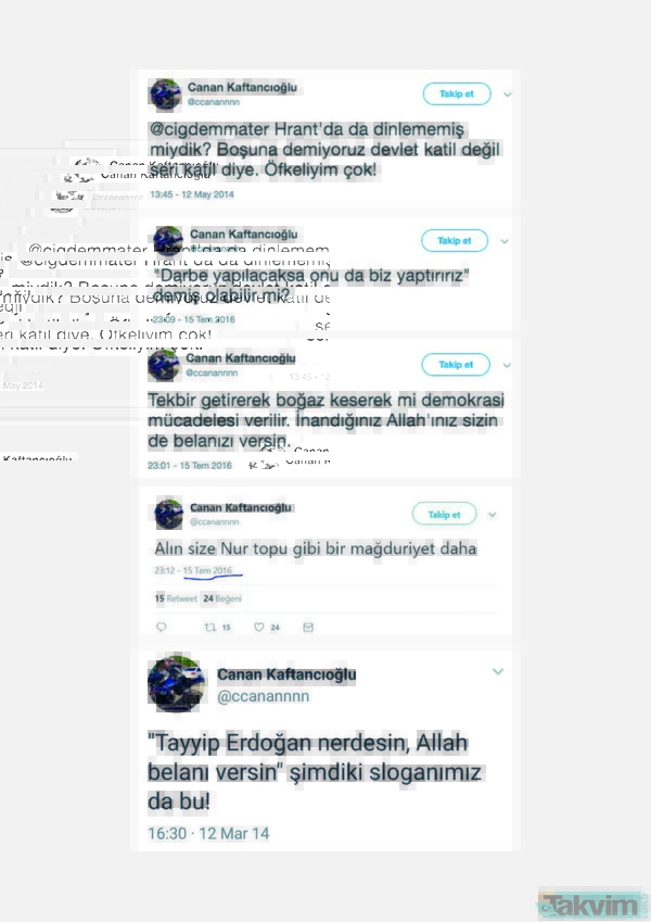 Son dakika... İşte Canan Kaftancıoğlu'na hapis cezası aldıran skandal tweetler... (Canan Kaftancıoğlu hapse girecek mi?) - 3