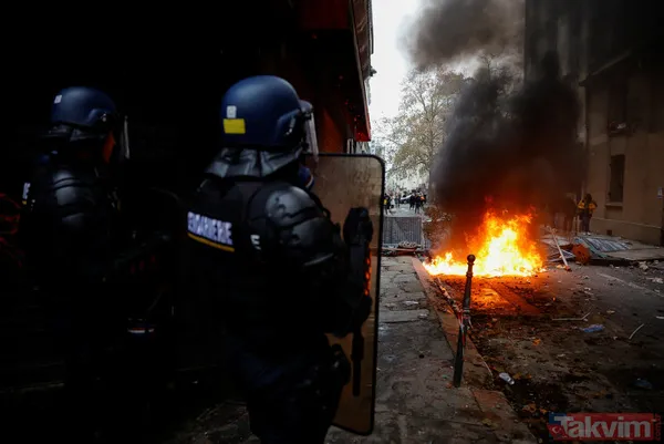 Terör örgütü PKK yanlıları Paris'i savaş alanına çevirdi! Türkiye'deki siyasi ayak HDP iftiraya başladı - 41