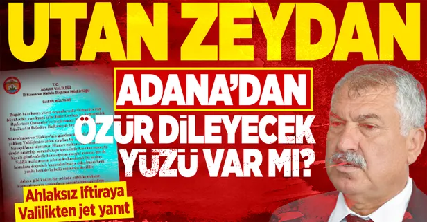 Beceriksizliğini yalanlarla perdeliyor! CHP'li Zeydan Karalar'ın 'Ceyhan ve Yumurtalık' iftirası elinde patladı: Adana'dan özür dilemeli