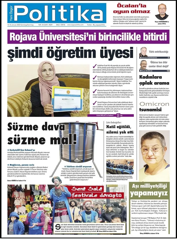 TTB Başkanı Şebnem Korur Fincancı yerli aşı TURKOVAC'ı bu kez PKK paçavrasında kötüledi-4