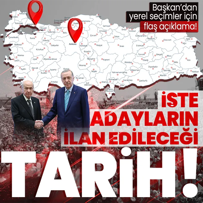 Son dakika: Başkan Recep Tayyip Erdoğandan 31 Mart yerel seçimler açıklaması! Cumhur İttifakının adayları ne zaman ilan edilecek?