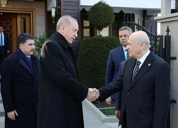 Başkan Erdoğan'dan MHP Genel Başkanı Devlet Bahçeli'ye ziyaret! Masada hangi konular var?-4