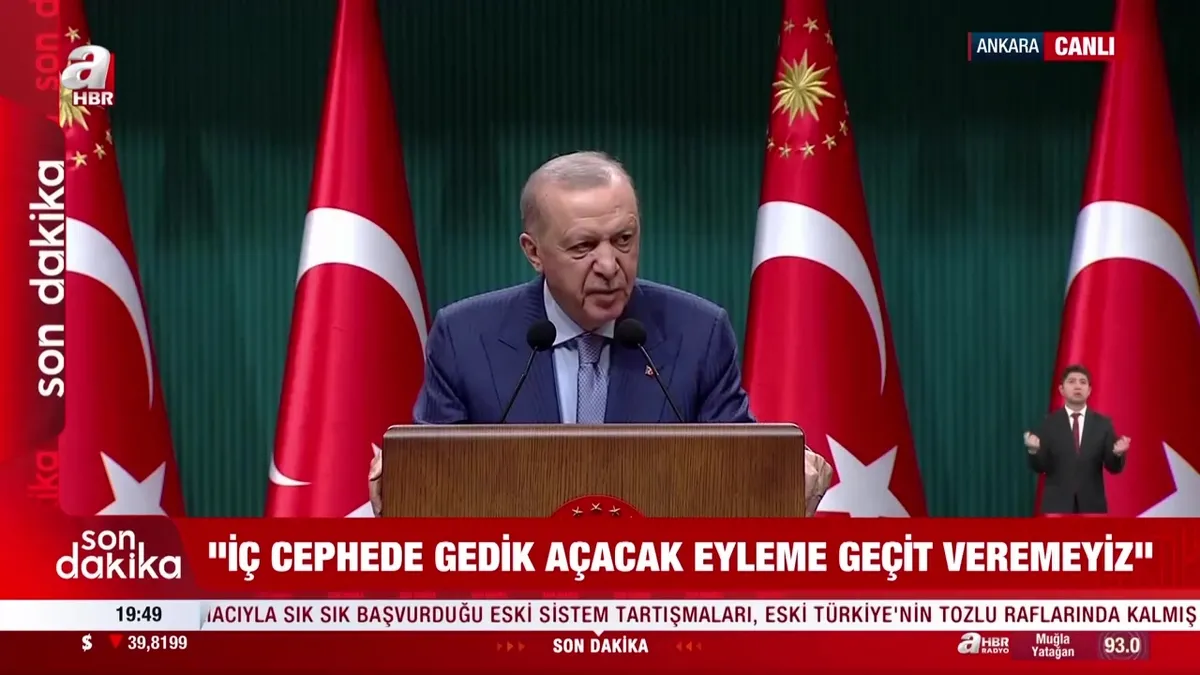 Başkan Erdoğan'dan Terörsüz Türkiye sürecini zehirleyenlere sert mesaj