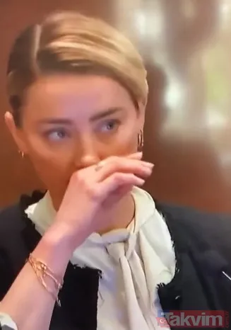 'Johnny Depp cinsel organımda arıyordu' demişti... Mahkeme salonunda Amber Heard'den olay görüntü! Kokain mi çekiyor? - 11