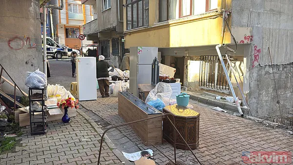 Kağıthane'de korkutan görüntü! Çatlaklar oluştu, bina boşaltıldı - 5