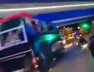 Şampiyonluk kutlamalarında korkutan kaza!