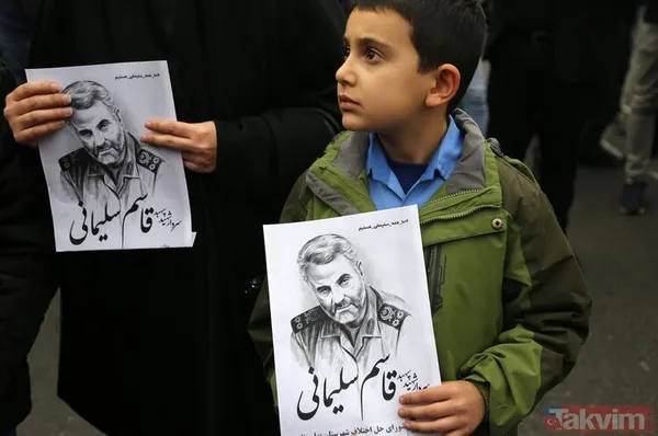 Kasım Süleymani için Ahvaz'da cenaze töreni - 24