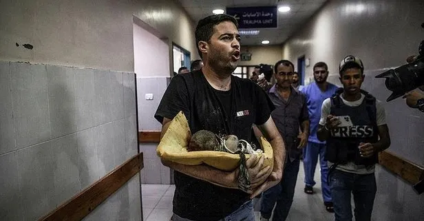 İşgalci İsrail’den Gazze’de sistematik soykırım! Çocuk hastanesine fosfor bombası attılar, konvoyu vurdular: Morglarda yer kalmadı