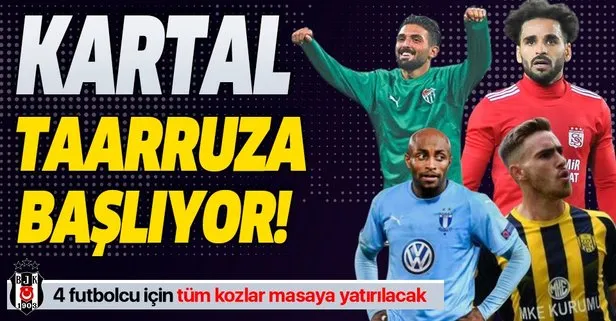 Dört koldan hücum! Beşiktaş transferde bu hafta dev adım atacak!