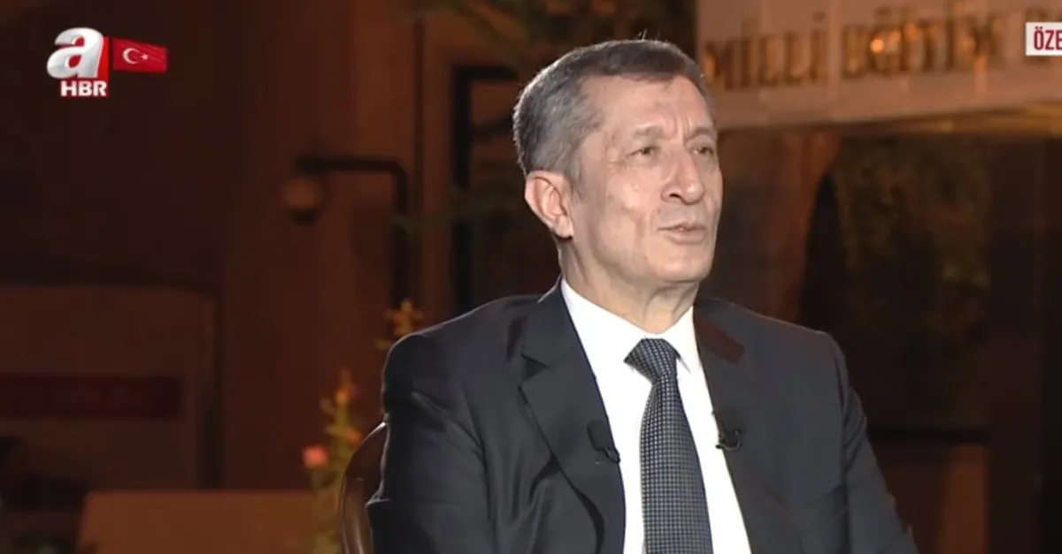 Son dakika: Milli Eğitim Bakanı Ziya Selçuk'tan A Haber'de önemli açıklamalar