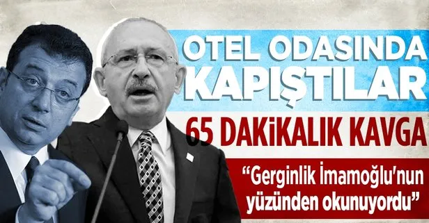 Adaylık yarışı aralarını bozdu! Kılıçdaroğlu ile İmamoğlu arasında otel odasında 1 saat 5 dakikalık kavga!