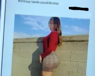 Müstehcen sitelerde telefon numarasını paylaşarak...