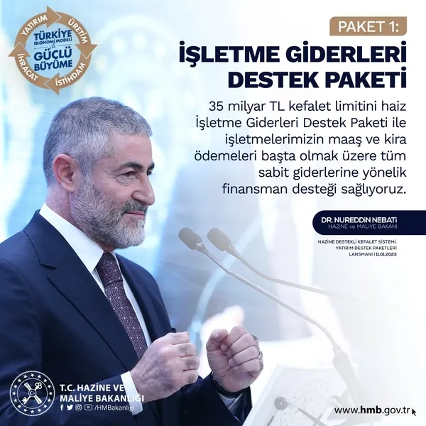 14 ayrı destek paketinde işletmelere EYT katkısı! Bakan Nureddin Nebati: 25 milyar TL'lik destek-13