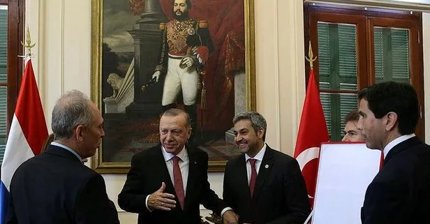 Başkan Erdoğan’a Paraguay’da Devlet Nişanı
