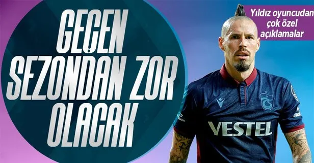 Trabzonspor’un yıldızı Hamsik’den çok özel açıklamalar: Geçen sezondan zor olacak