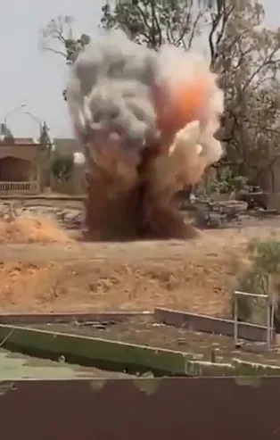 Son dakika: Bakanlık görüntüleri paylaştı: Darbeci Hafter milislerine ait 12 adet mühimmat imha edildi