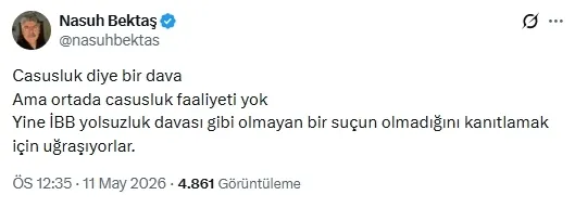 1778670494347.jpg Özgür Özel'in rozet taktığı Nasuh Bektaş yakalandı: CHP'ye geçer geçmez yüzlerce paylaşımını buharlaştırdı-4