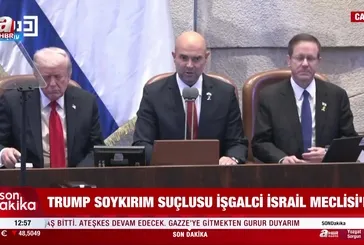 Kabine'nin yarısı Netanyahu'yu alkışlamadı! Trump alkışladı!