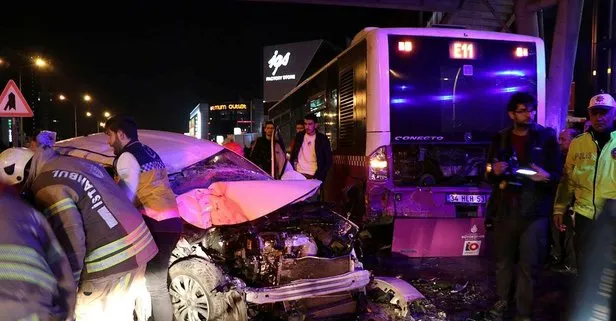 Son dakika: İstanbul Ataşehir’de trafik kazası: 2’si ağır 3 yaralı