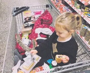 Markette piknik keyfi