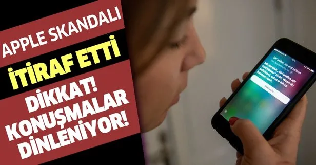 Apple Siri konuşmalarını dinlediği için özür diledi
