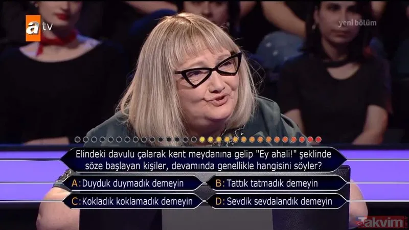 Kim Milyoner Olmak İster´de genç yarıÅmacı 1 milyonluk soruya ulaÅtı! Milyoner 834. bölüm soru ve cevapları...