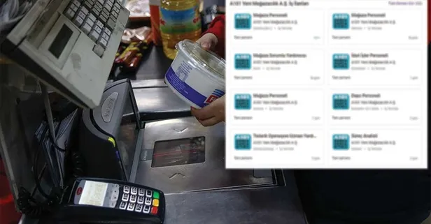 2024 A101 PERSONEL ALIMI başvuru ekranı! 17.002-19..500 TL maaşla A101 çalışan ARIYOR! Kasiyer, depo sorumlusu, mali işler, muhasebeci...