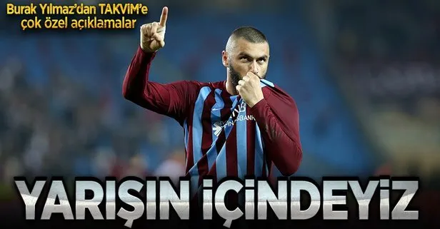 Yarışın içindeyiz