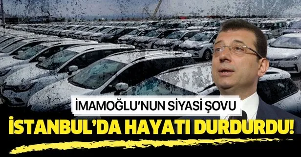 İmamoğlu’nun israf şovu İstanbul’da hayatı durdurdu!