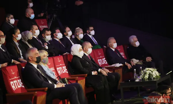 Başkan Erdoğan 'Tarihi Atlas Sineması'nın açılışını yaptı! Jason Stahham ve Guy Ritchie sürprizi... - 34