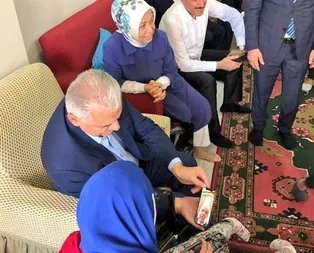 Yıldırım o aileyi Başkan Erdoğan’la görüştürdü