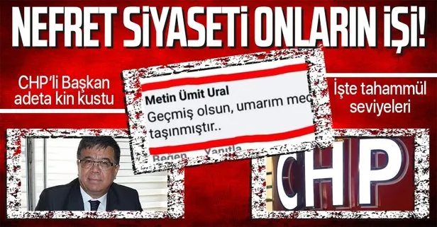 CHP Çanakkale İl Başkanı Metin Ümit Ünal’dan koronavirüse yakalandığını duyuran Meclis üyesine skandal sözler