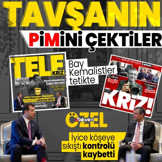 CHP yangın yeri! İmamoğlunun vesayeti arttı PM sonrası Özgür Özel kontrolü kaybetti... Bay Kemalistler tetikte