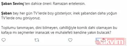 CHP yandaşı Şaban Sevinç’in Ramazan ertelensin sözleri sosyal medyada alay konusu oldu