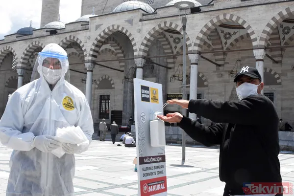 Koronavirüs sonrası ilk cuma namazı! Türkiye'nin dört bir yanından görüntüler geldi - 37